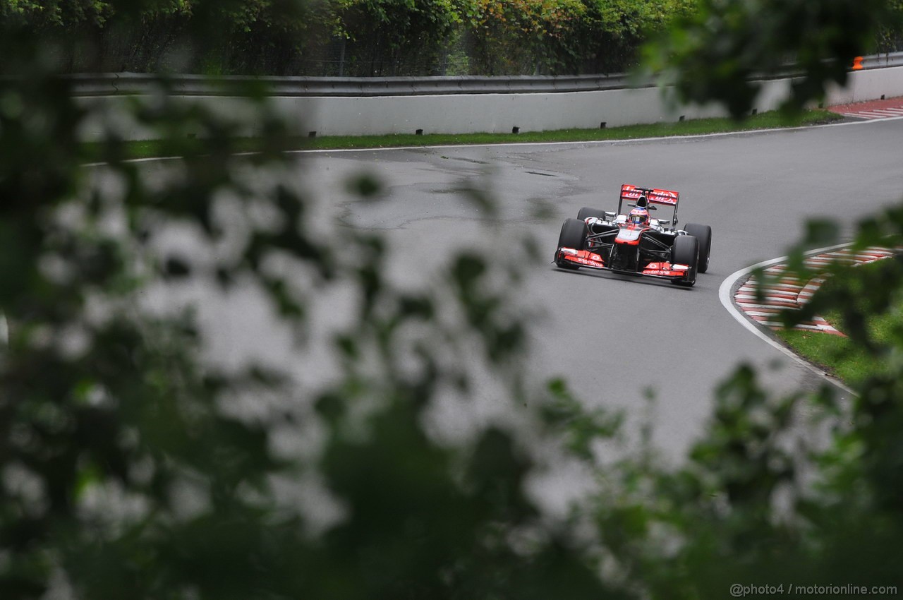 GP CANADA, 07.06.2013- Prove Libere 2, Jenson Button (GBR) McLaren Mercedes MP4-28