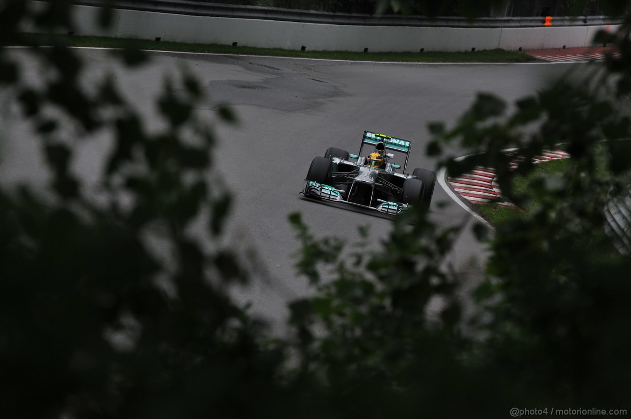 GP CANADA, 07.06.2013- Prove Libere 2,  Lewis Hamilton (GBR) Mercedes AMG F1 W04