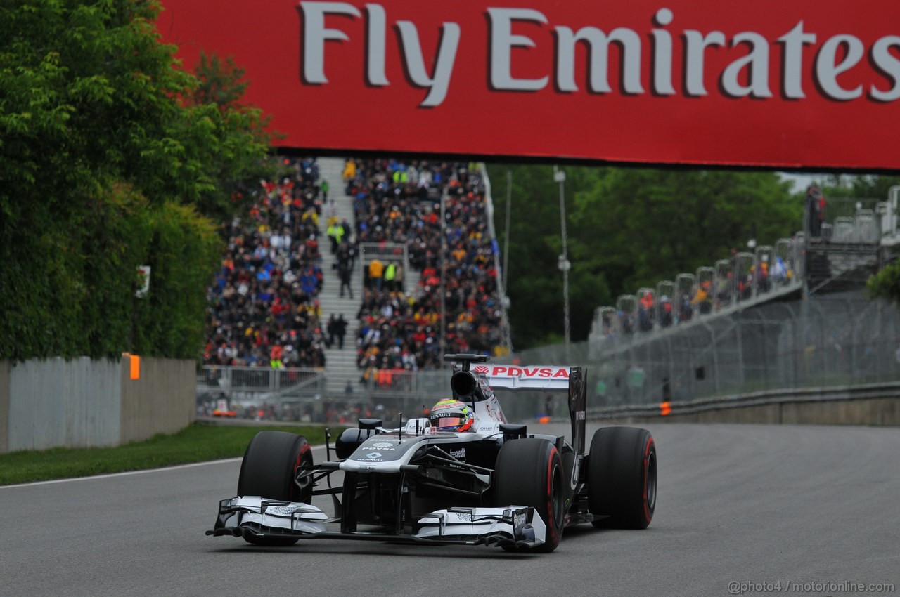 GP CANADA, 07.06.2013- Prove Libere 2, Pastor Maldonado (VEN) Williams F1 Team FW35