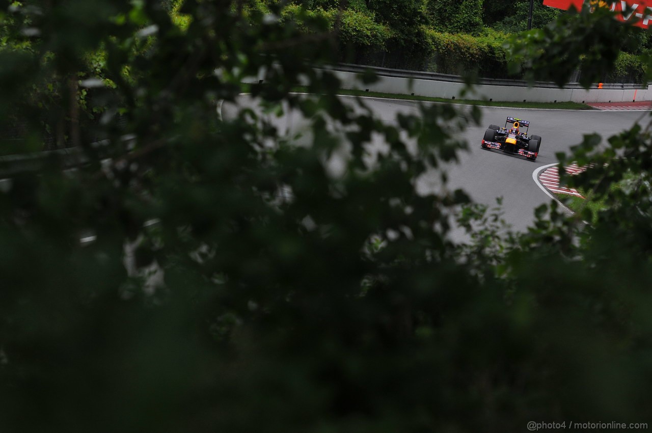 GP CANADA, 07.06.2013- Prove Libere 2, Mark Webber (AUS) Red Bull Racing RB9