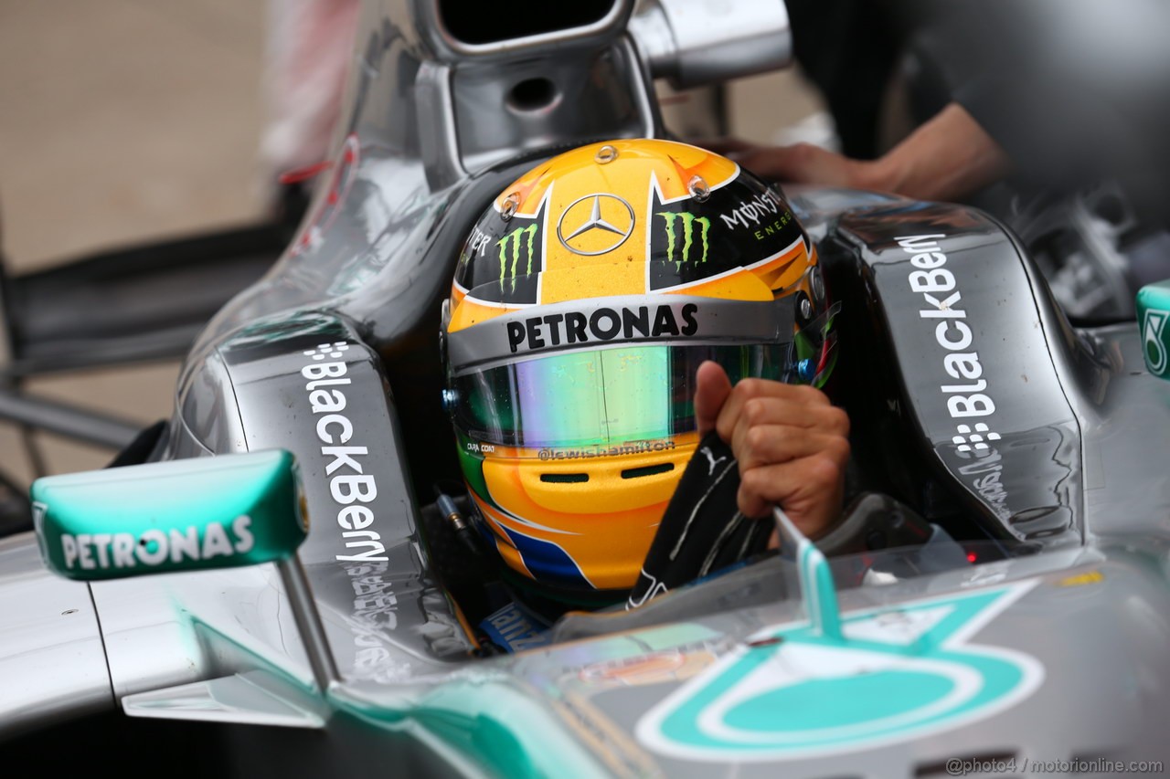 GP CANADA, 07.06.2013- Prove Libere 2,  Lewis Hamilton (GBR) Mercedes AMG F1 W04