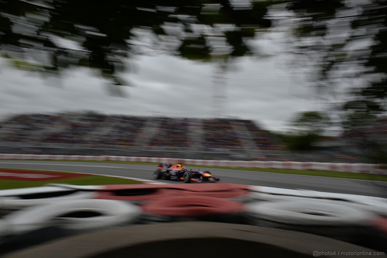 GP CANADA, 07.06.2013- Prove Libere 2, Sebastian Vettel (GER) Red Bull Racing RB9