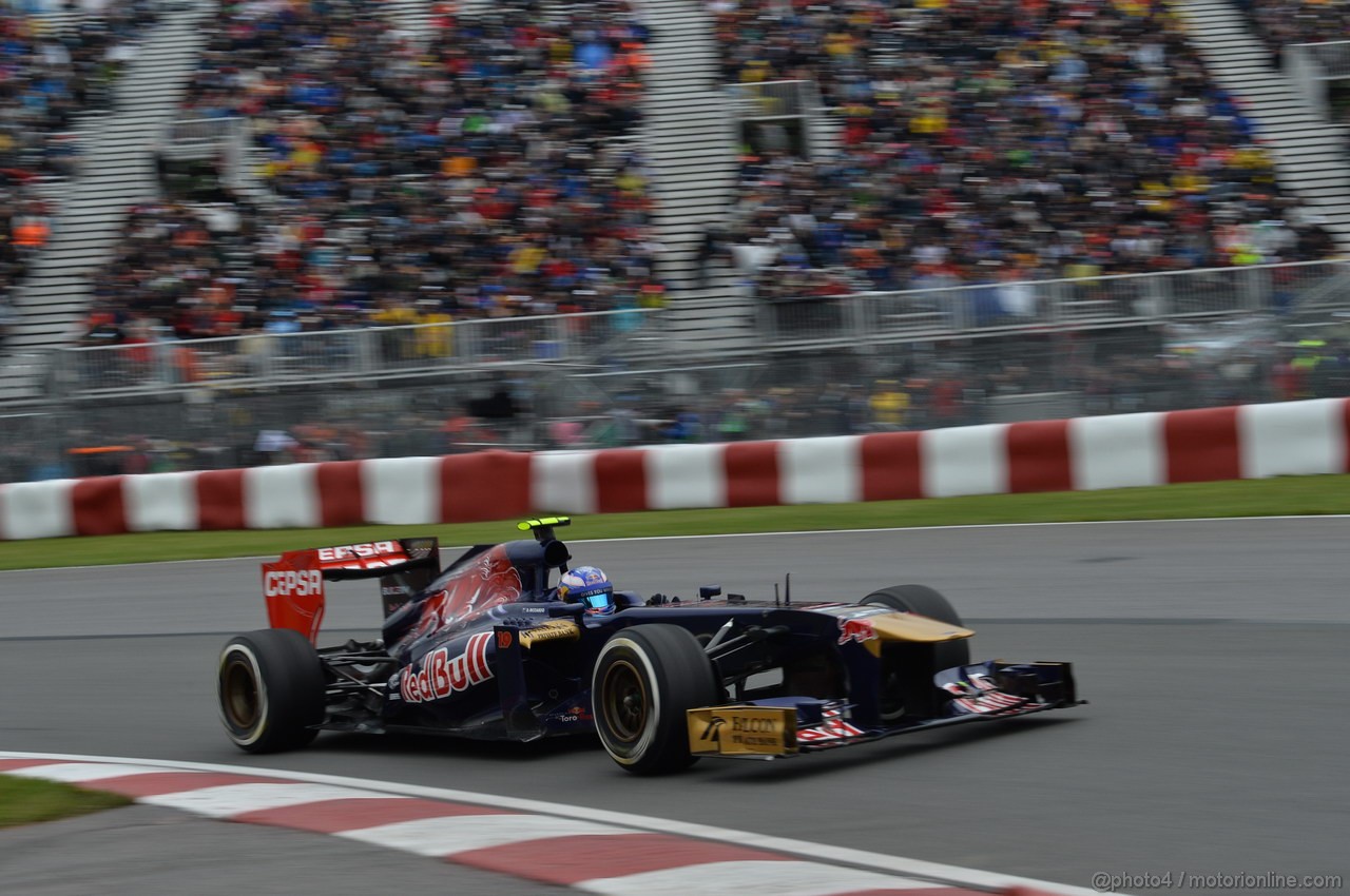 GP CANADA, 07.06.2013- Prove Libere 2, Daniel Ricciardo (AUS) Scuderia Toro Rosso STR8