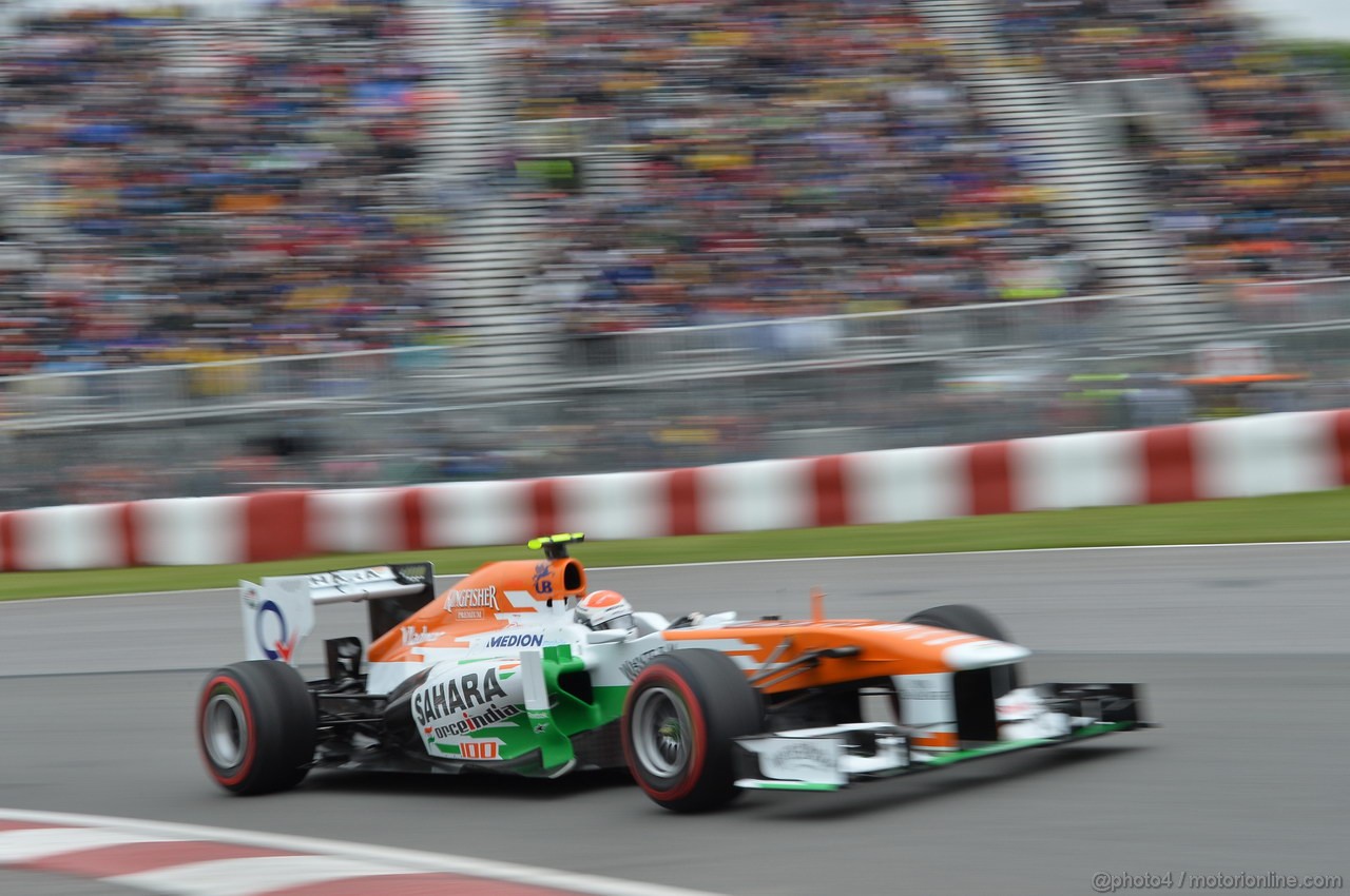 GP CANADA, 07.06.2013- Prove Libere 2, Adrian Sutil (GER), Sahara Force India F1 Team VJM06