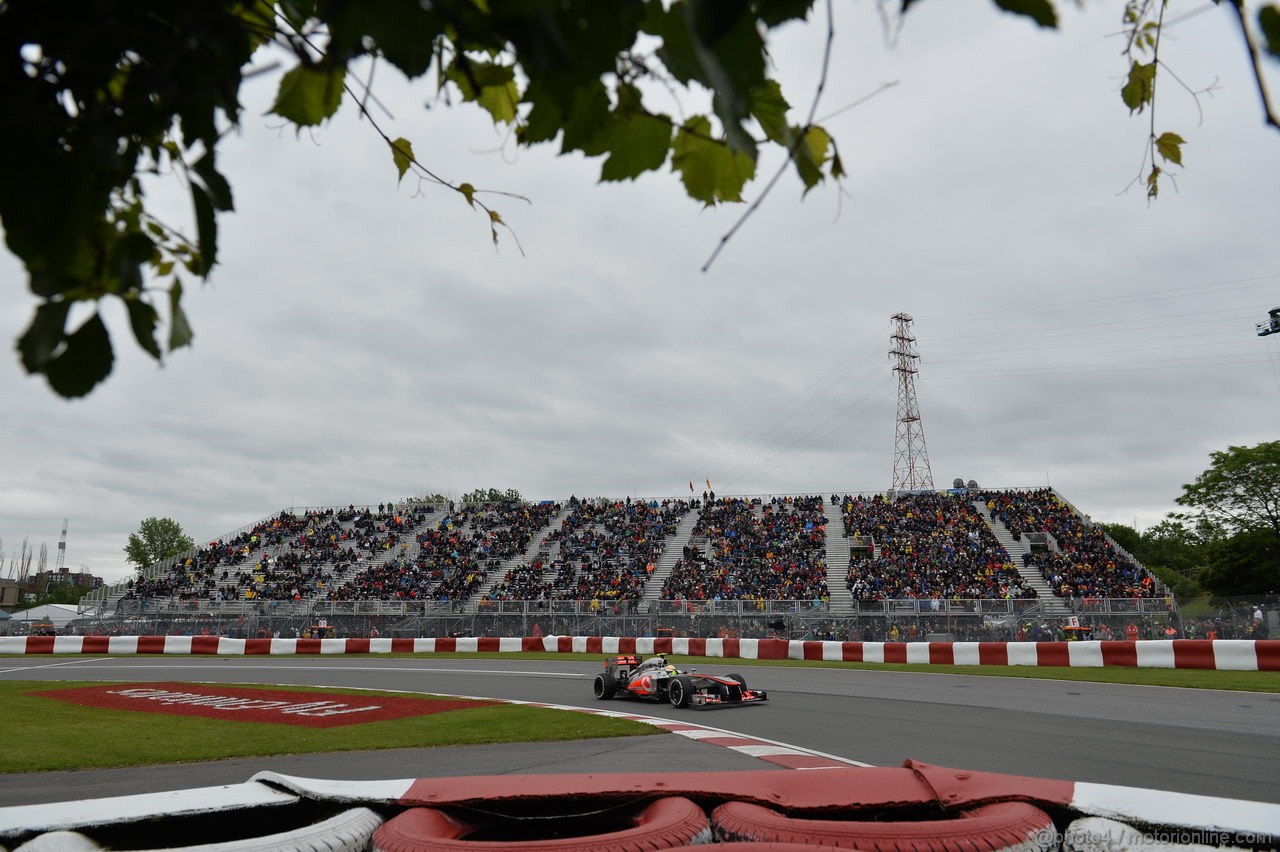 GP CANADA, 07.06.2013- Prove Libere 2, Sergio Perez (MEX) McLaren MP4-28