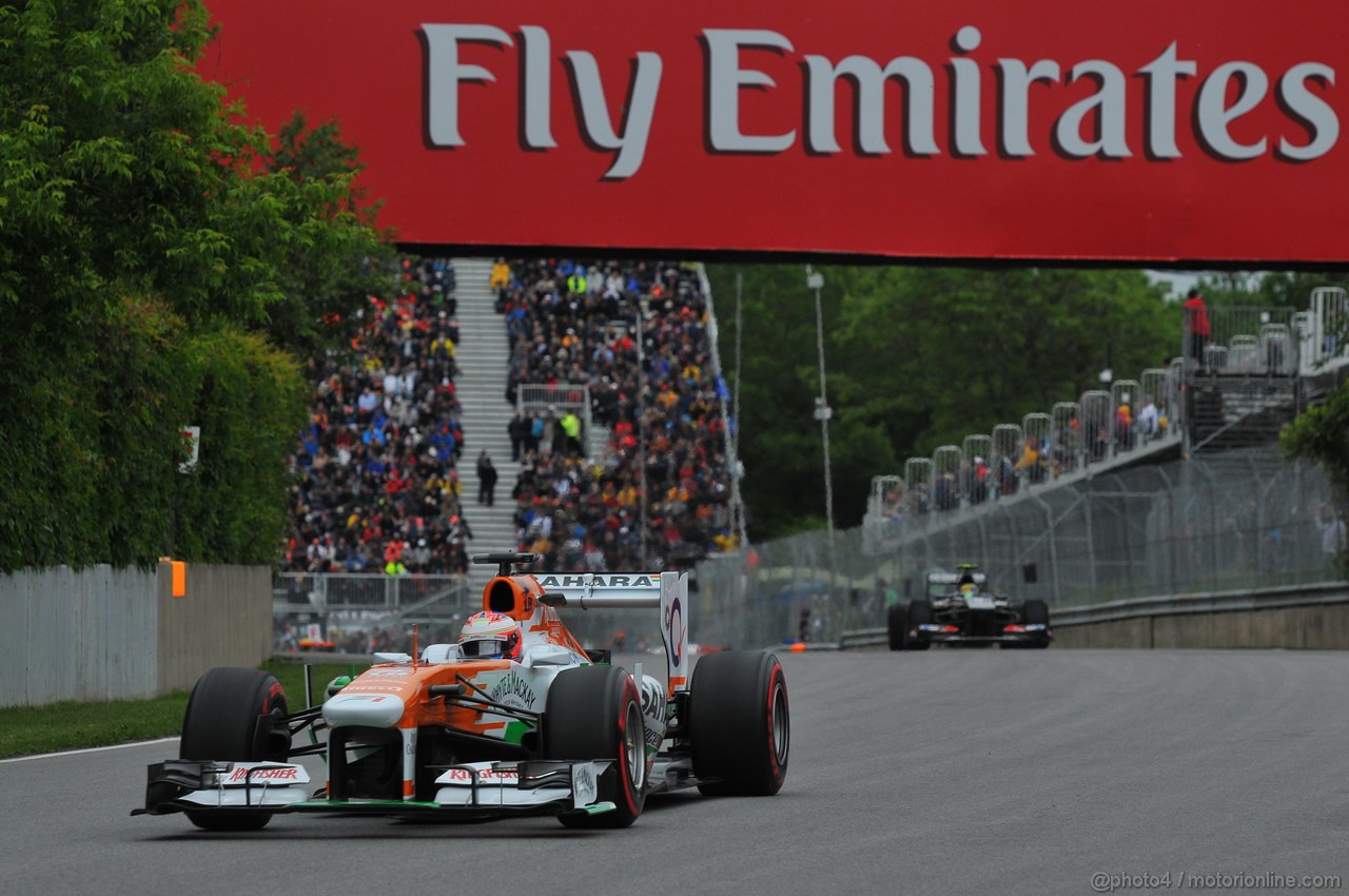 GP CANADA, 07.06.2013- Prove Libere 2, Paul di Resta (GBR) Sahara Force India F1 Team VJM06