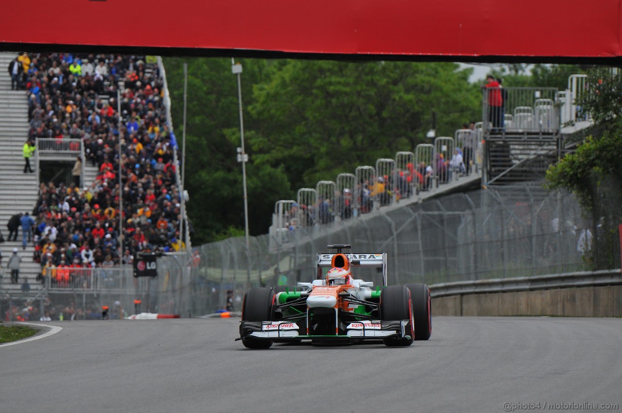 GP CANADA, 07.06.2013- Prove Libere 2, Paul di Resta (GBR) Sahara Force India F1 Team VJM06