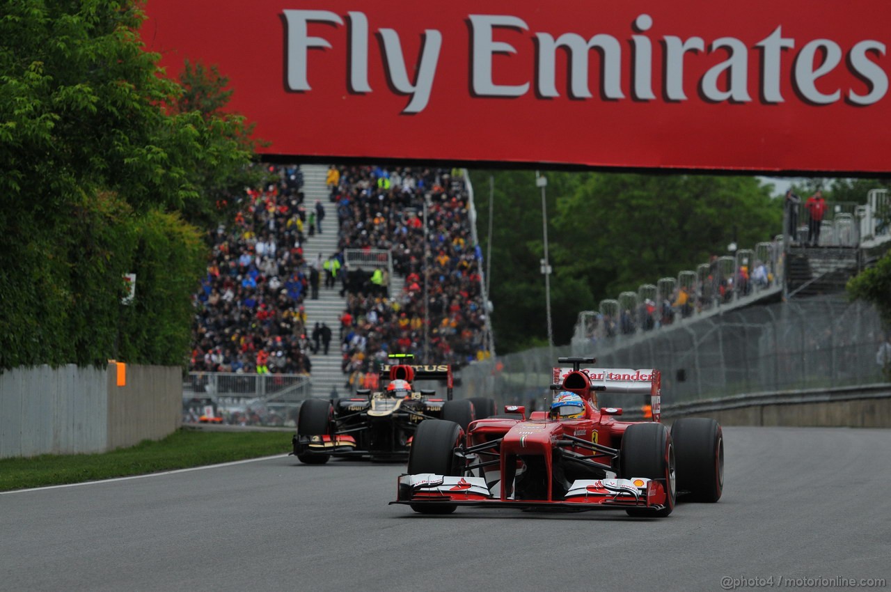 GP CANADA, 07.06.2013- Prove Libere 2, Fernando Alonso (ESP) Ferrari F138