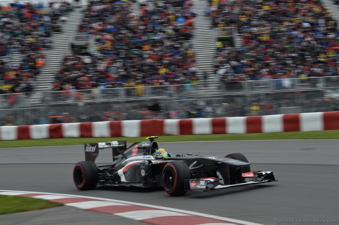 GP CANADA, 07.06.2013- Prove Libere 2, Esteban Gutierrez (MEX), Sauber F1 Team C32