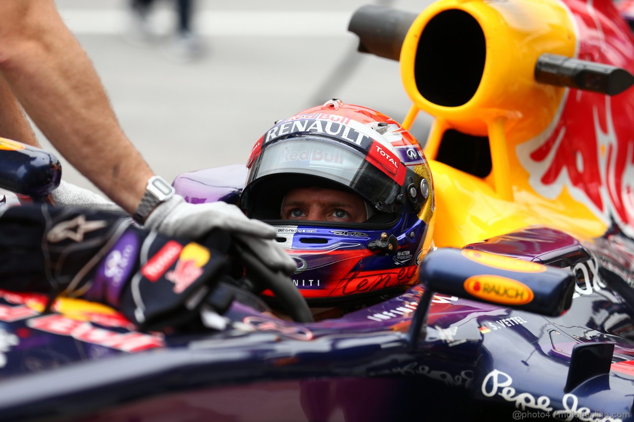 GP CANADA, 07.06.2013- Prove Libere 2, Sebastian Vettel (GER) Red Bull Racing RB9