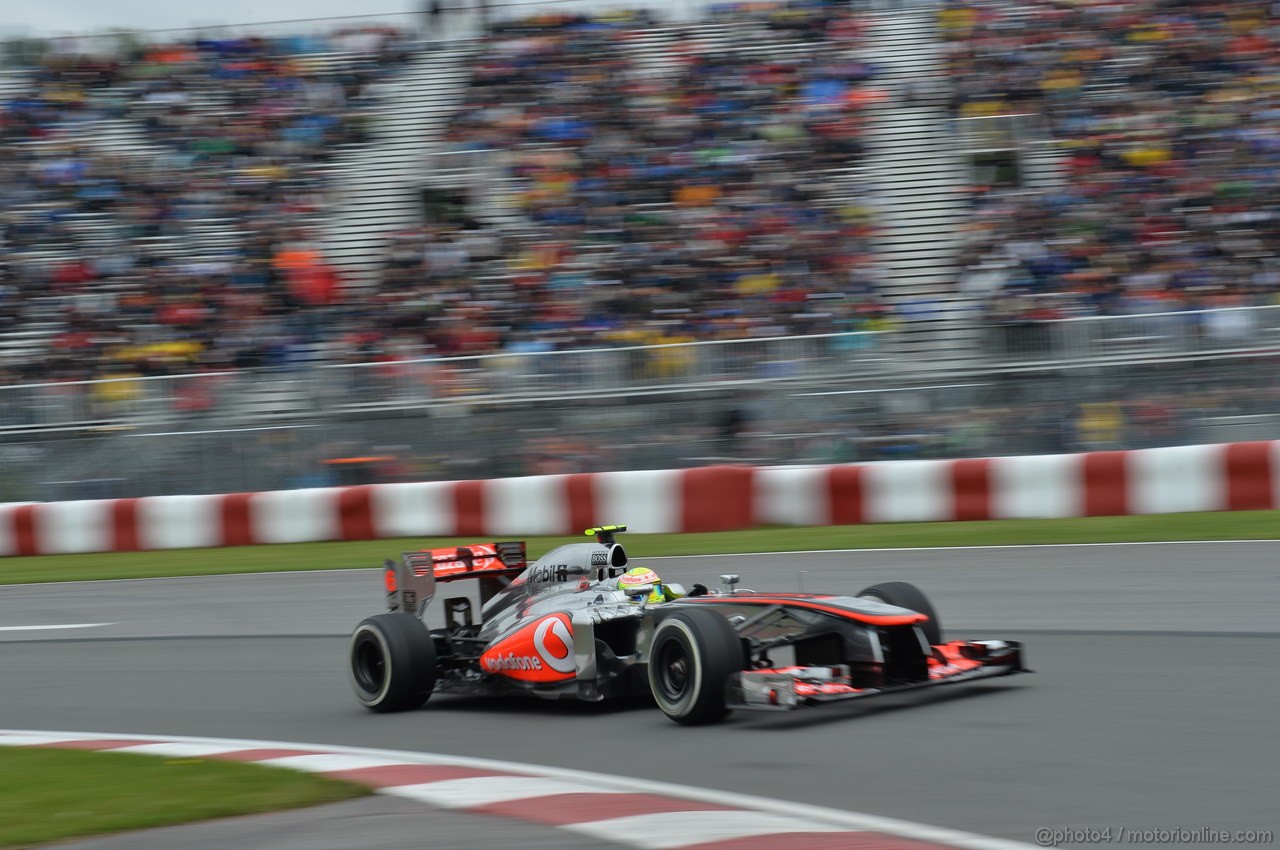 GP CANADA, 07.06.2013- Prove Libere 2, Sergio Perez (MEX) McLaren MP4-28