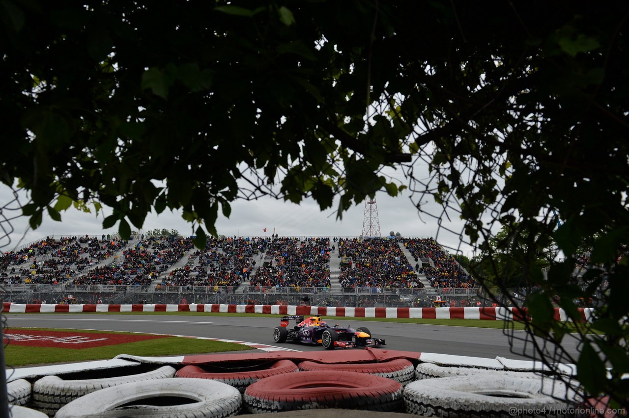 GP CANADA, 07.06.2013- Prove Libere 2, Sebastian Vettel (GER) Red Bull Racing RB9