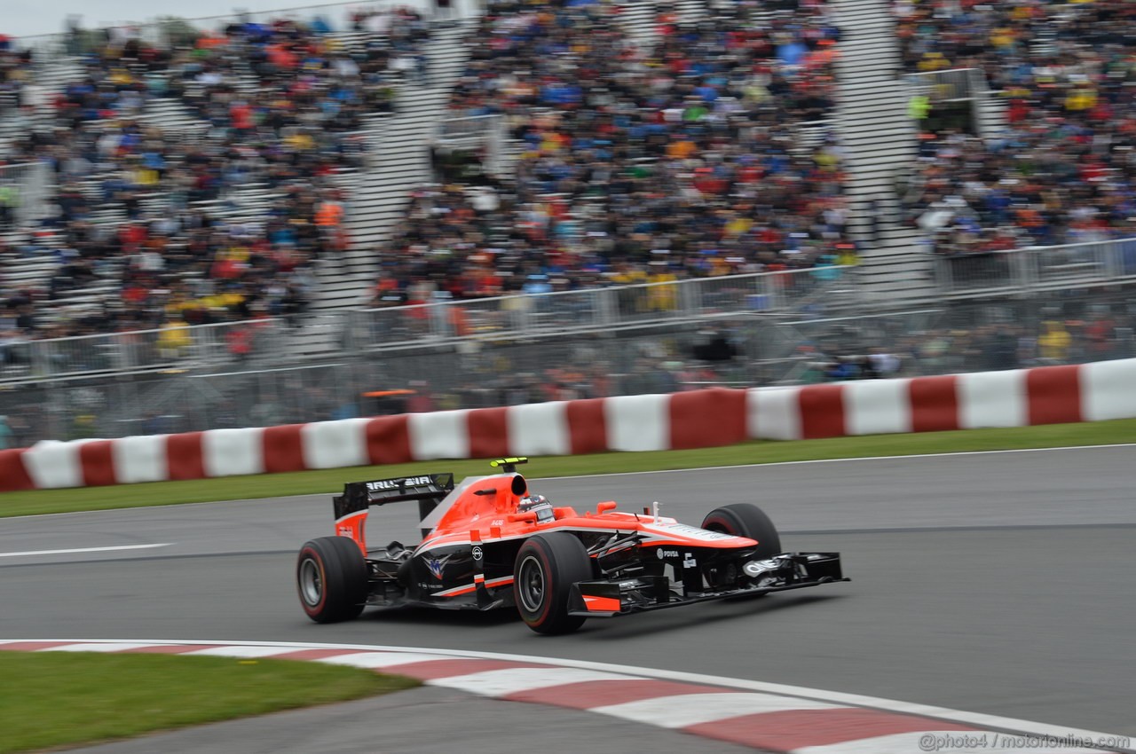 GP CANADA, 07.06.2013- Prove Libere 2, Max Chilton (GBR), Marussia F1 Team MR02