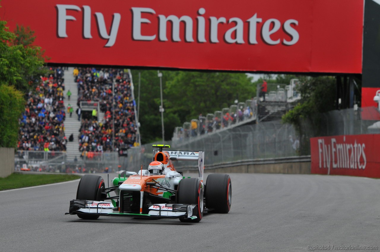 GP CANADA, 07.06.2013- Prove Libere 2, Adrian Sutil (GER), Sahara Force India F1 Team VJM06