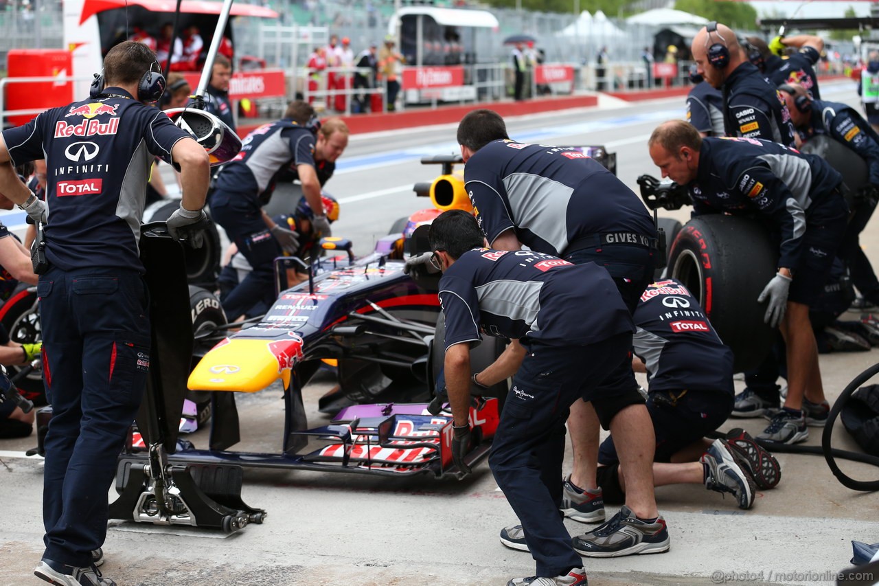 GP CANADA, 07.06.2013- Prove Libere 2, Sebastian Vettel (GER) Red Bull Racing RB9