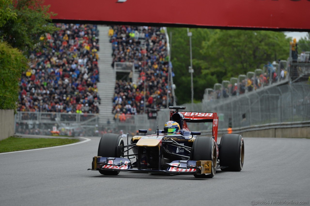 GP CANADA, 07.06.2013- Prove Libere 2, Jean-Eric Vergne (FRA) Scuderia Toro Rosso STR8