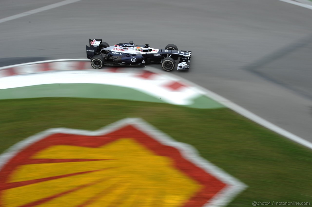 GP CANADA, 07.06.2013- Prove Libere 2, Pastor Maldonado (VEN) Williams F1 Team FW35