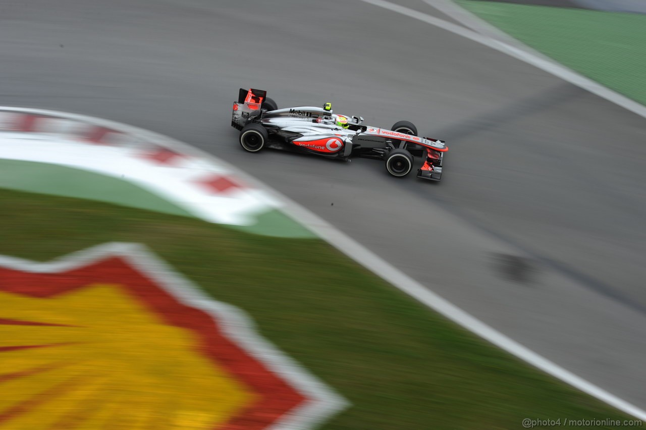 GP CANADA, 07.06.2013- Prove Libere 2, Sergio Perez (MEX) McLaren MP4-28