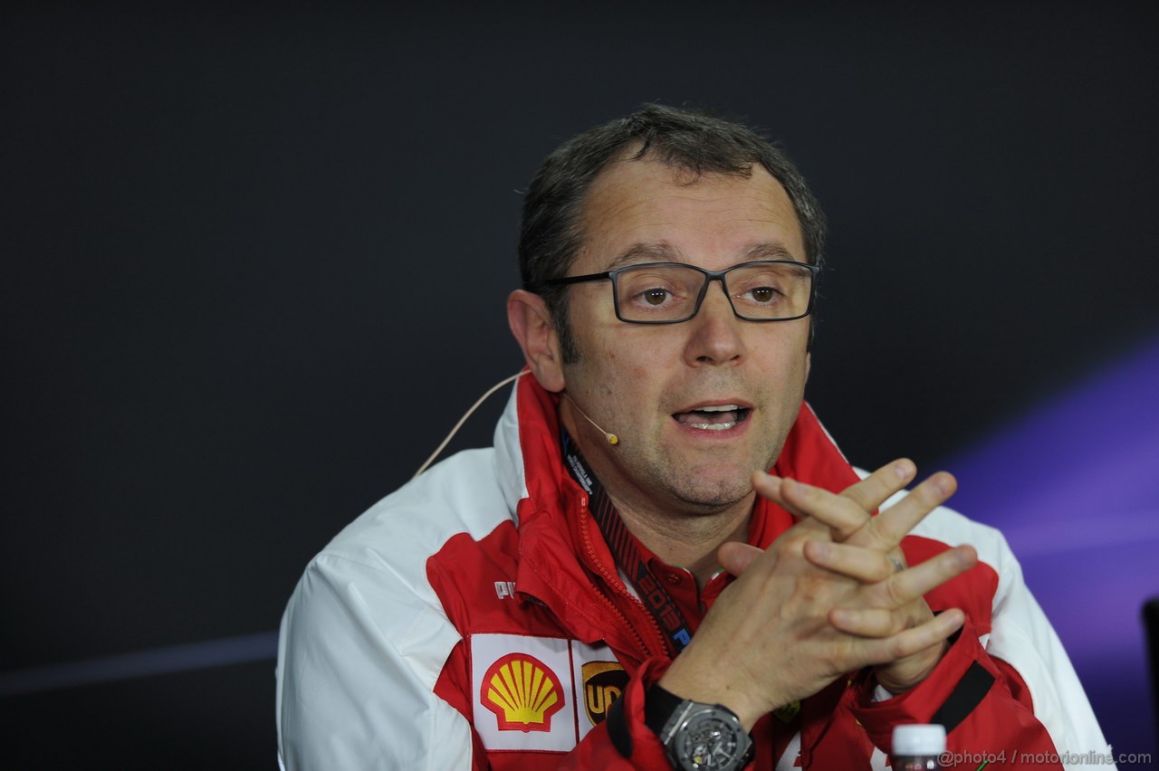 GP CANADA, 07.06.2013- Venerdi' Press Conference,  Stefano Domenicali (ITA) Team Principal, Ferrari