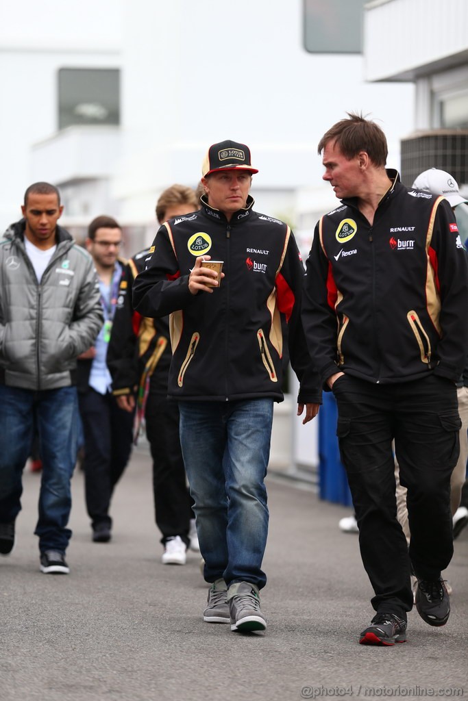 GP CANADA, 07.06.2013- Prove Libere 2, Kimi Raikkonen (FIN) Lotus F1 Team E21