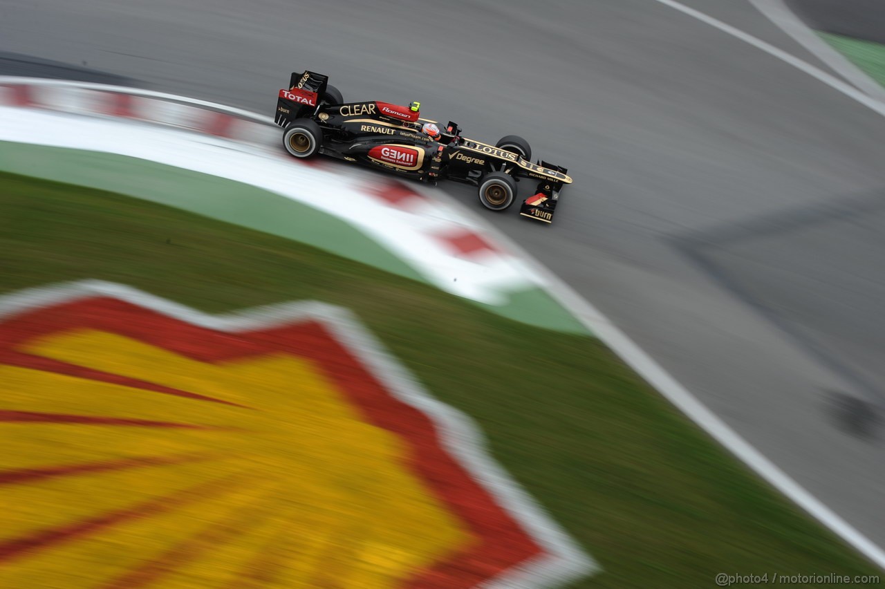 GP CANADA, 07.06.2013- Prove Libere 2, Romain Grosjean (FRA) Lotus F1 Team E213