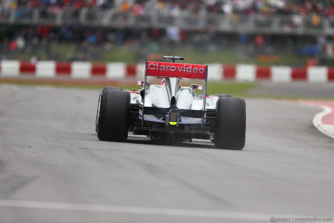 GP CANADA, 07.06.2013- Prove Libere 2, Jenson Button (GBR) McLaren Mercedes MP4-28