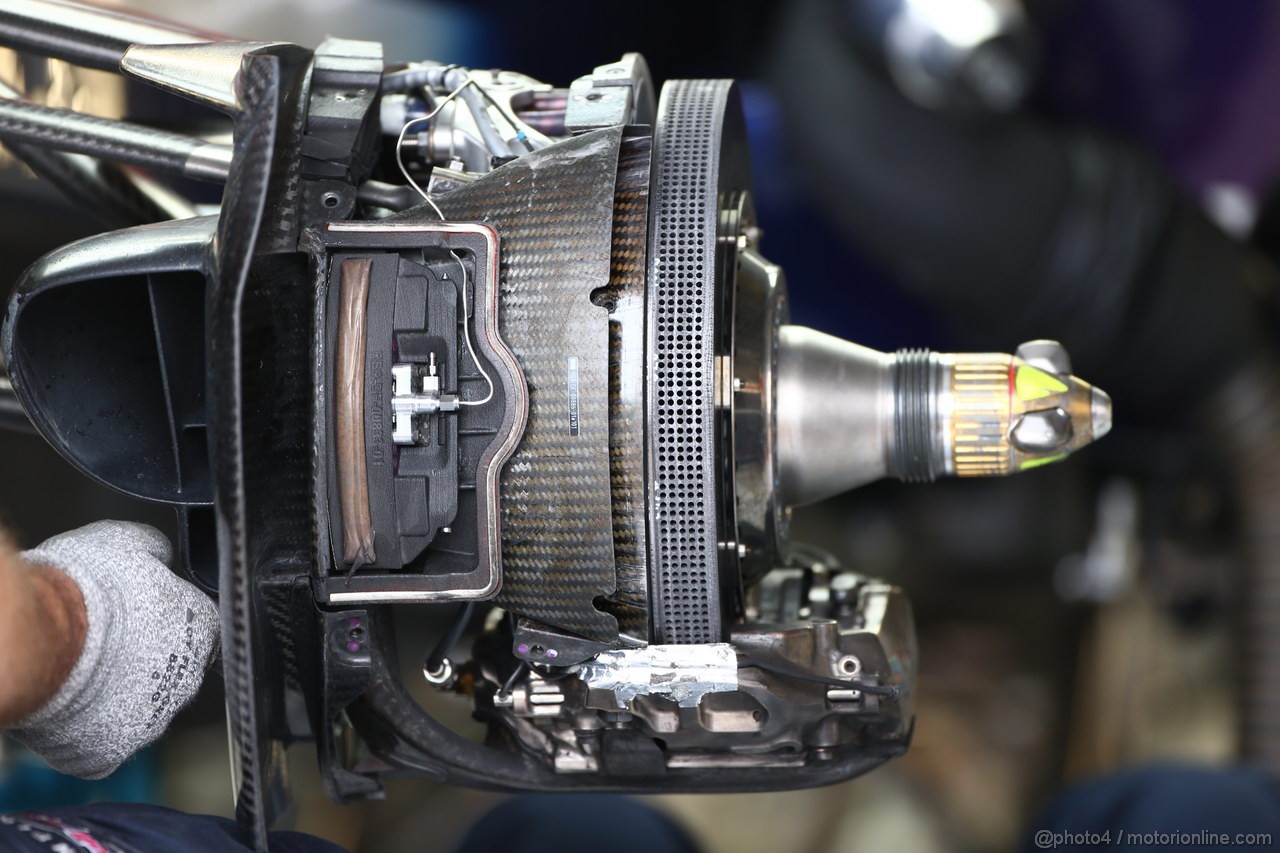 GP CANADA, 07.06.2013- Prove Libere 2, detail of brake system