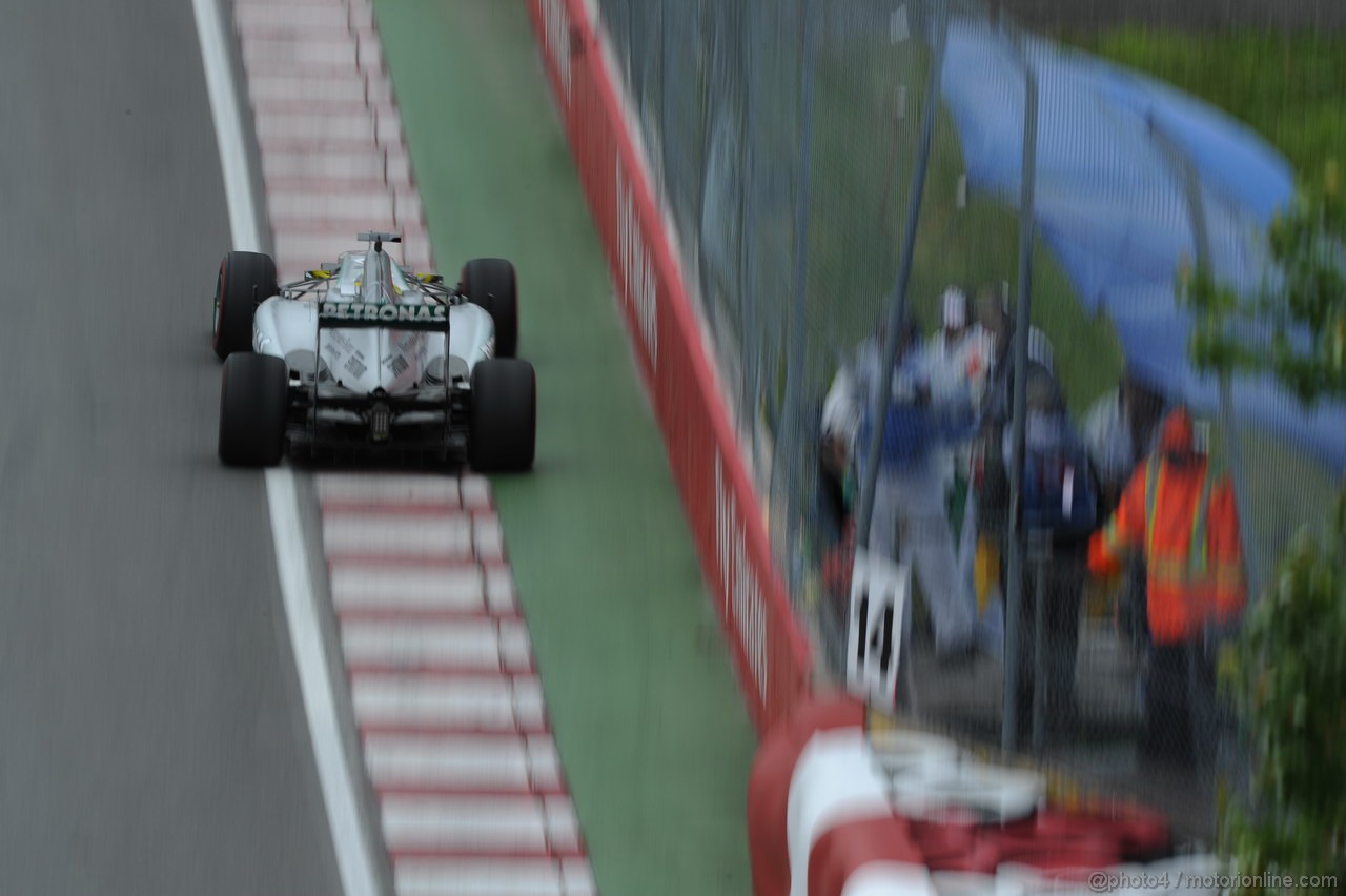 GP CANADA, 07.06.2013- Prove Libere 2, Nico Rosberg (GER) Mercedes AMG F1 W04