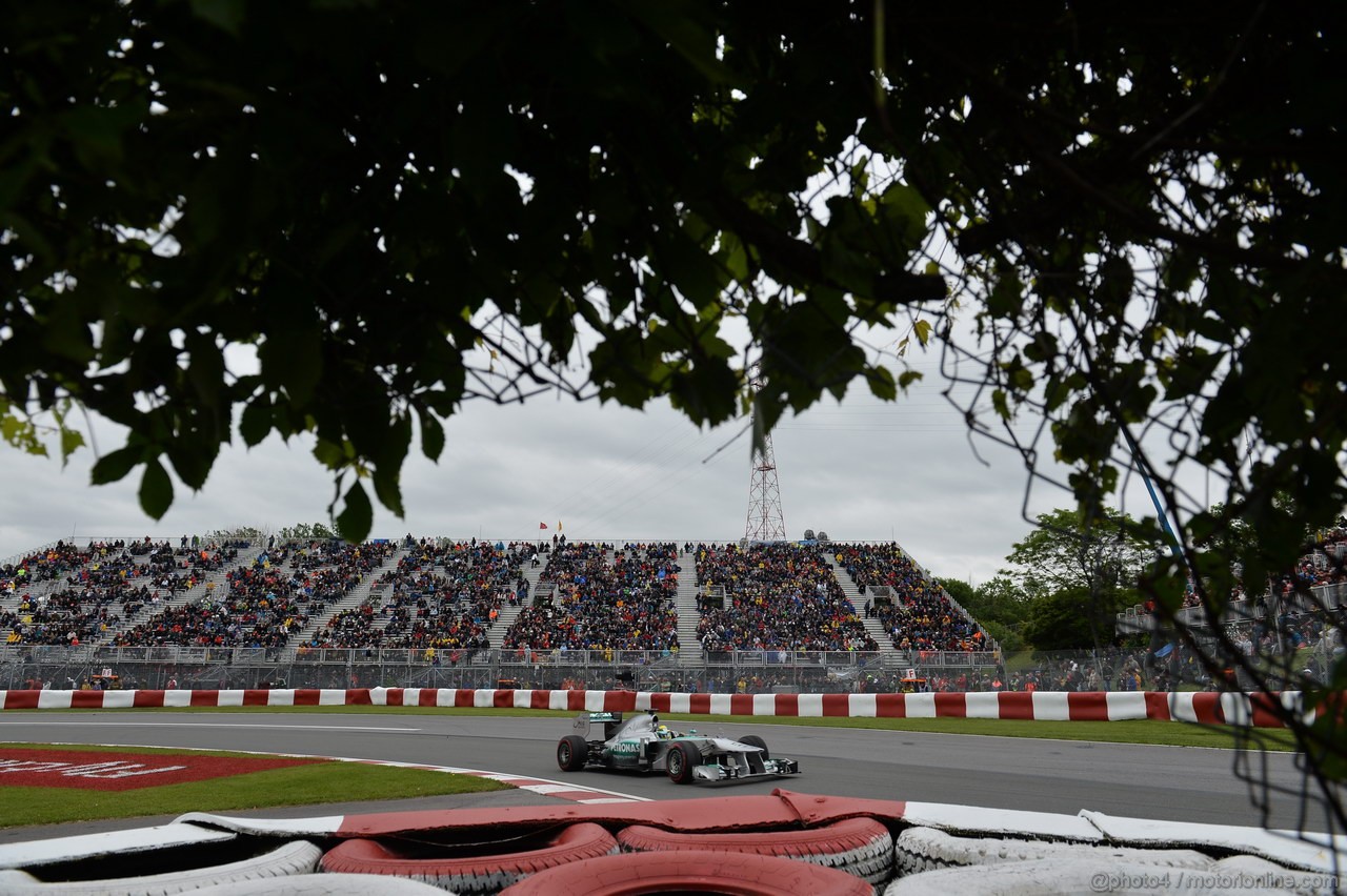 GP CANADA, 07.06.2013- Prove Libere 2, Nico Rosberg (GER) Mercedes AMG F1 W04