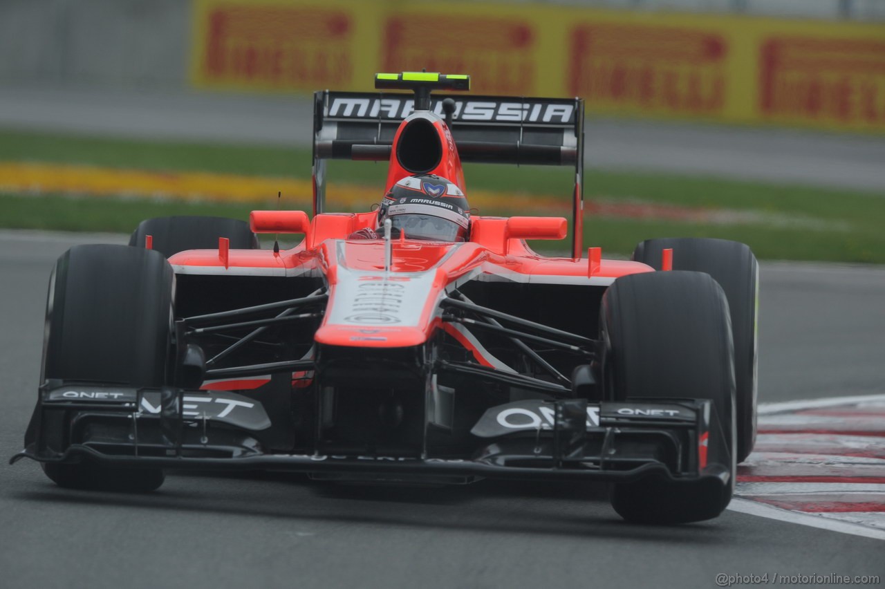 GP CANADA, 07.06.2013- Prove Libere 2, Max Chilton (GBR), Marussia F1 Team MR02