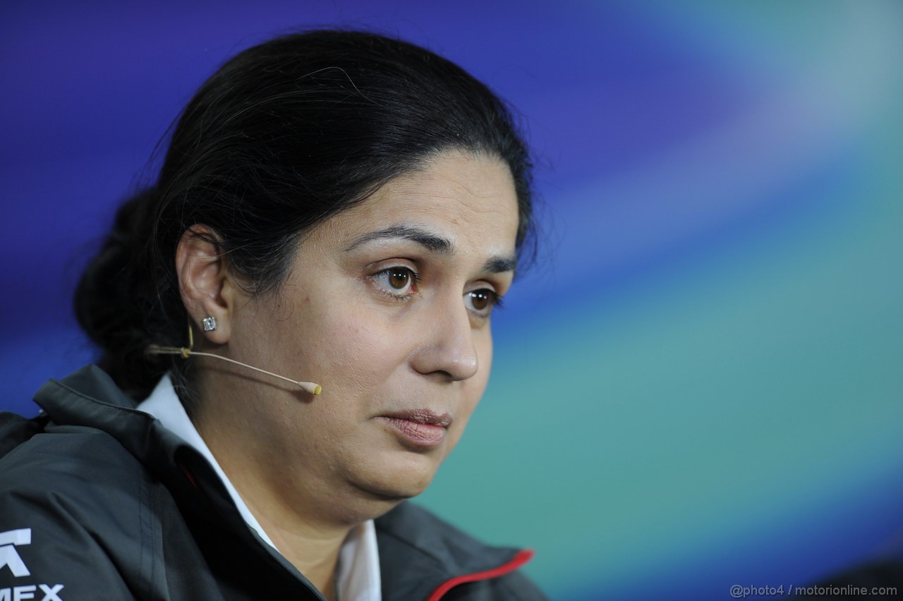 GP CANADA, 07.06.2013- Venerdi' Press Conference,  Monisha Kaltenborn (AUT) Sauber Team Principal