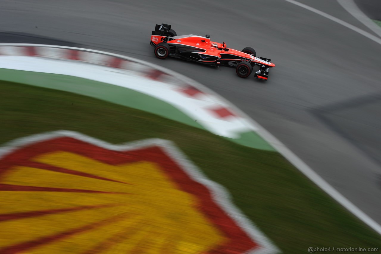 GP CANADA, 07.06.2013- Prove Libere 2, Jules Bianchi (FRA) Marussia F1 Team MR02