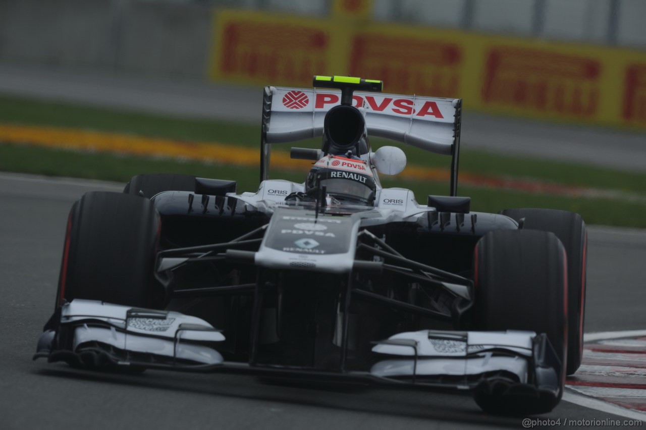 GP CANADA, 07.06.2013- Prove Libere 2, Valtteri Bottas (FIN), Williams F1 Team FW35