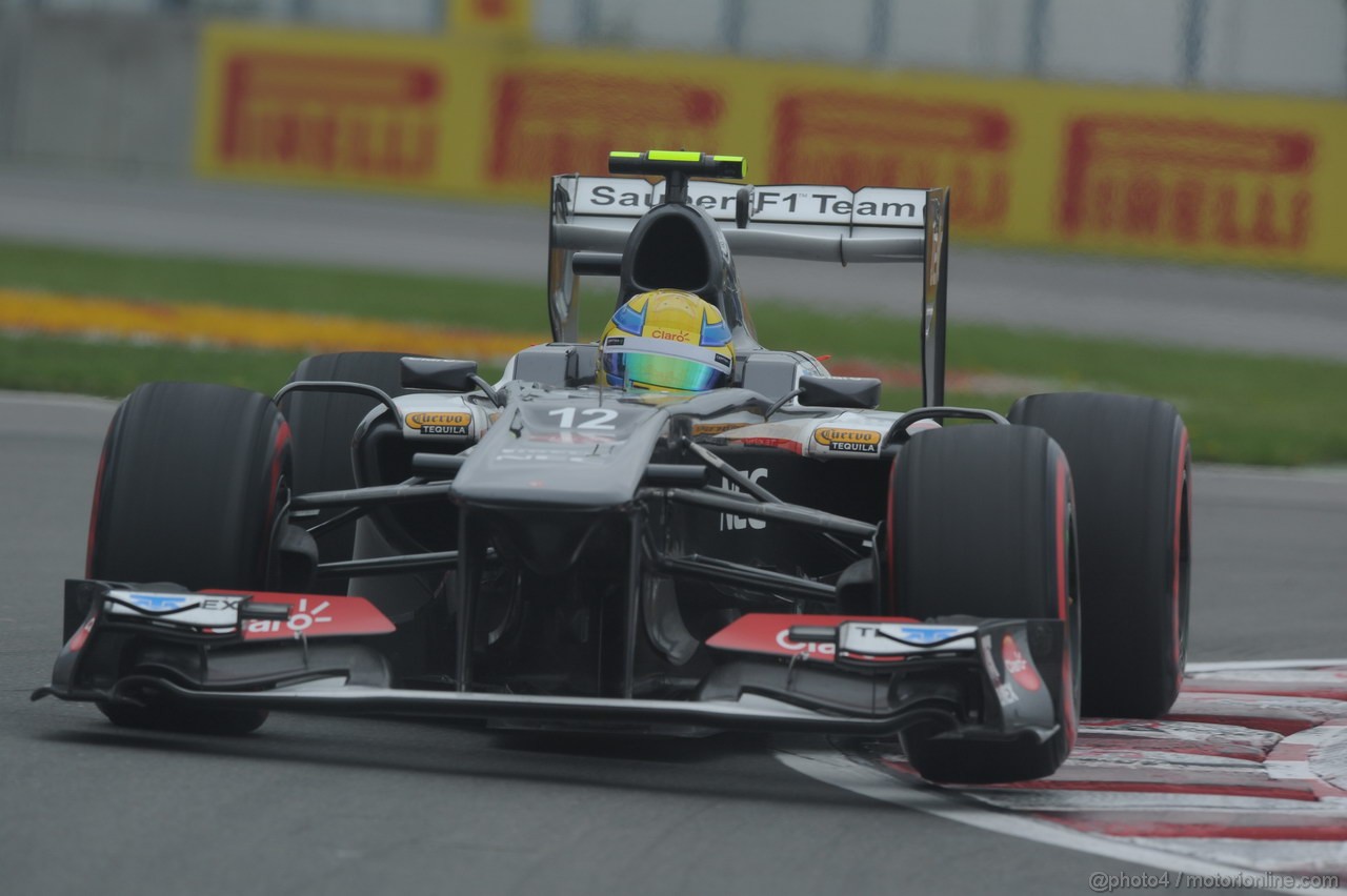 GP CANADA, 07.06.2013- Prove Libere 2, Esteban Gutierrez (MEX), Sauber F1 Team C32