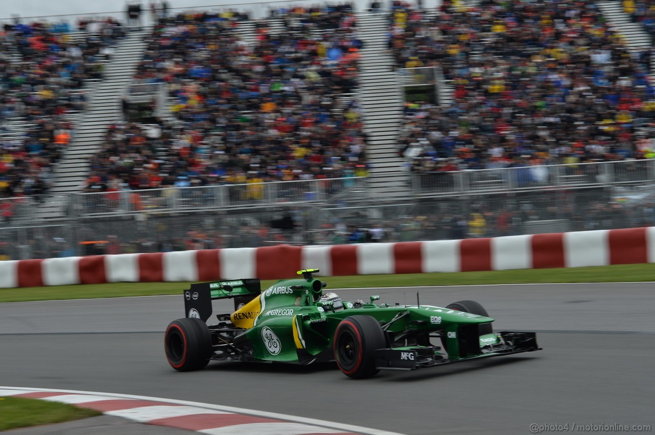 GP CANADA, 07.06.2013- Prove Libere 2, Giedo Van der Garde (NED), Caterham F1 Team CT03