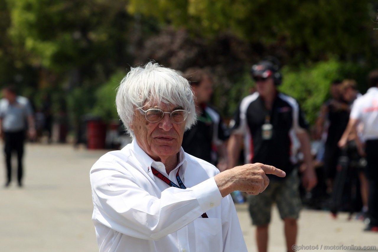 GP CINA, 14.04.2013- Bernie Ecclestone (GBR), President e CEO of Formula One Management