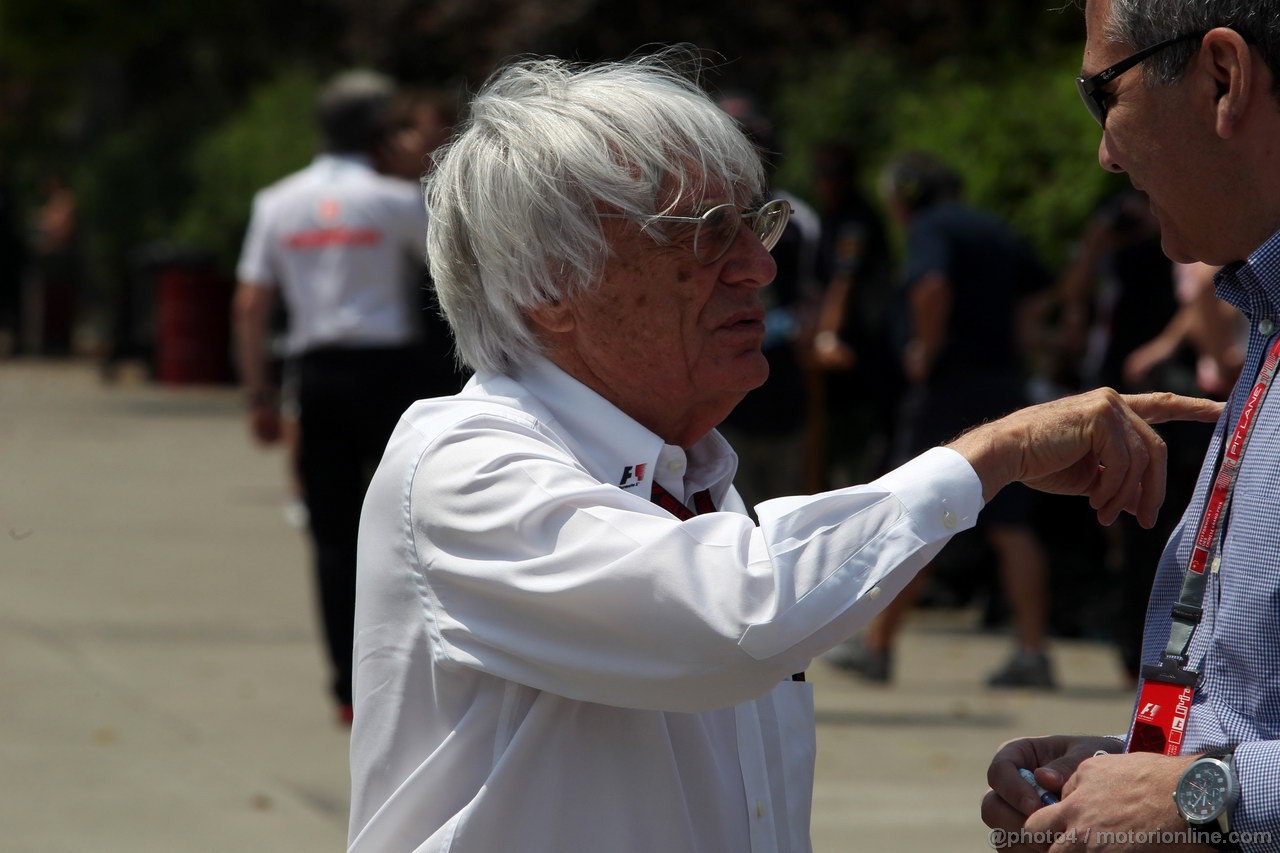 GP CINA, 14.04.2013- Bernie Ecclestone (GBR), President e CEO of Formula One Management