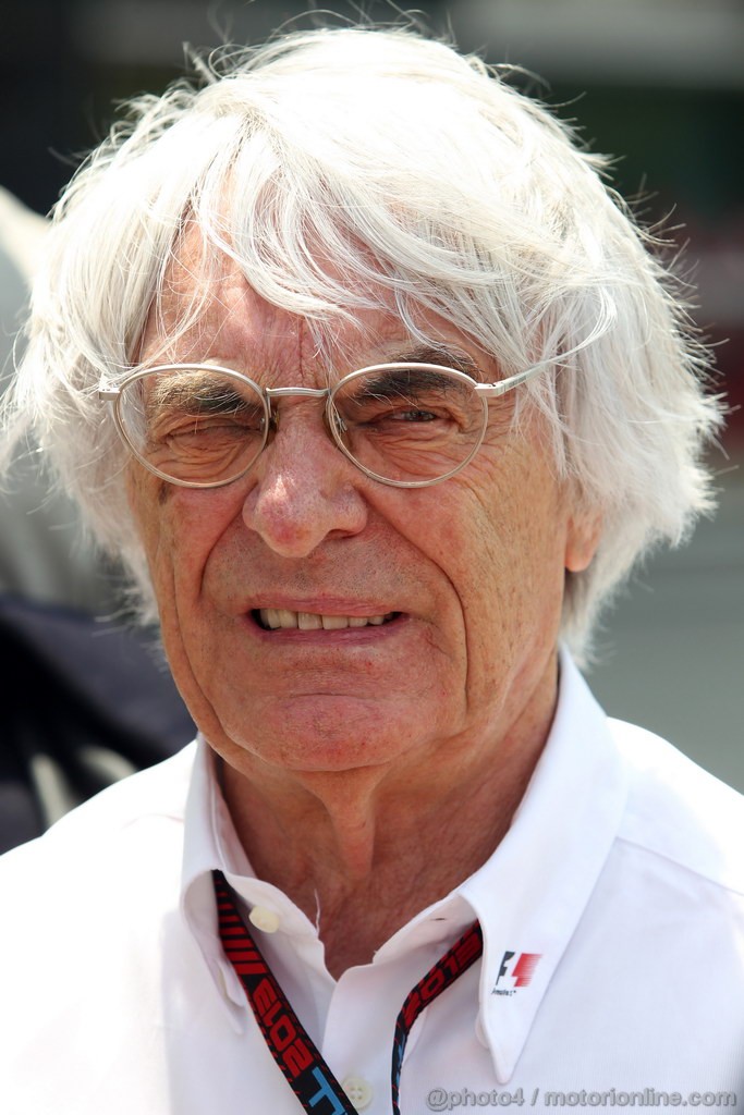 GP CINA, 14.04.2013- Bernie Ecclestone (GBR), President e CEO of Formula One Management  