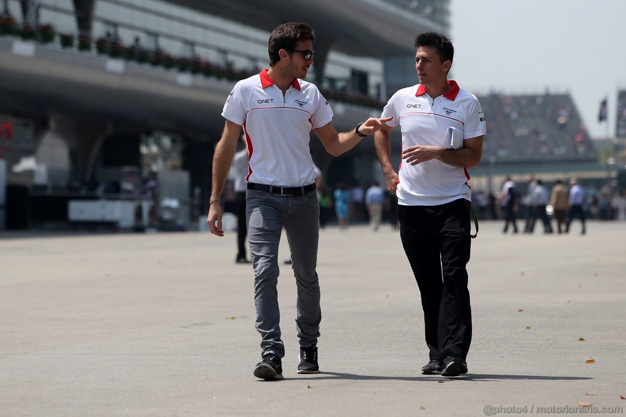 GP CINA, 14.04.2013- Jules Bianchi (FRA) Marussia F1 Team MR02 