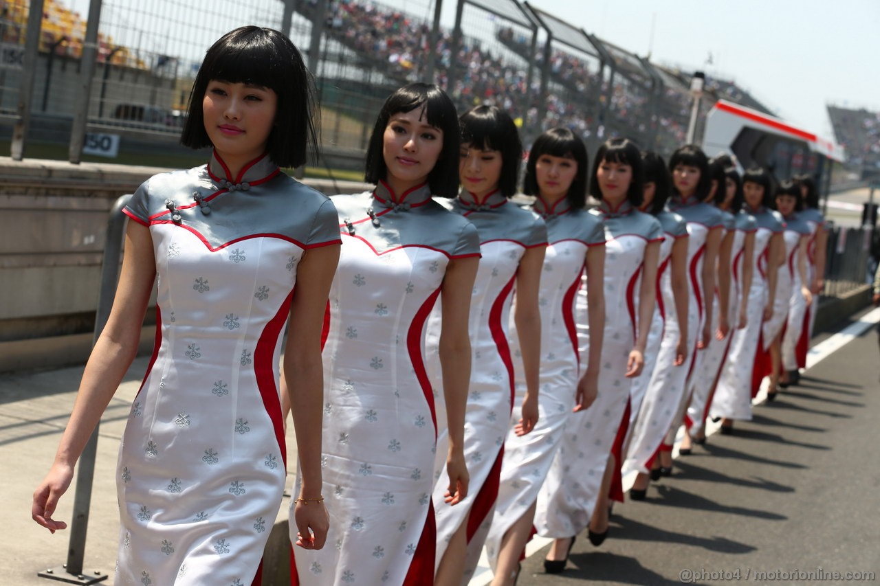 GP CINA, 14.04.2013- griglia Ragazzas 