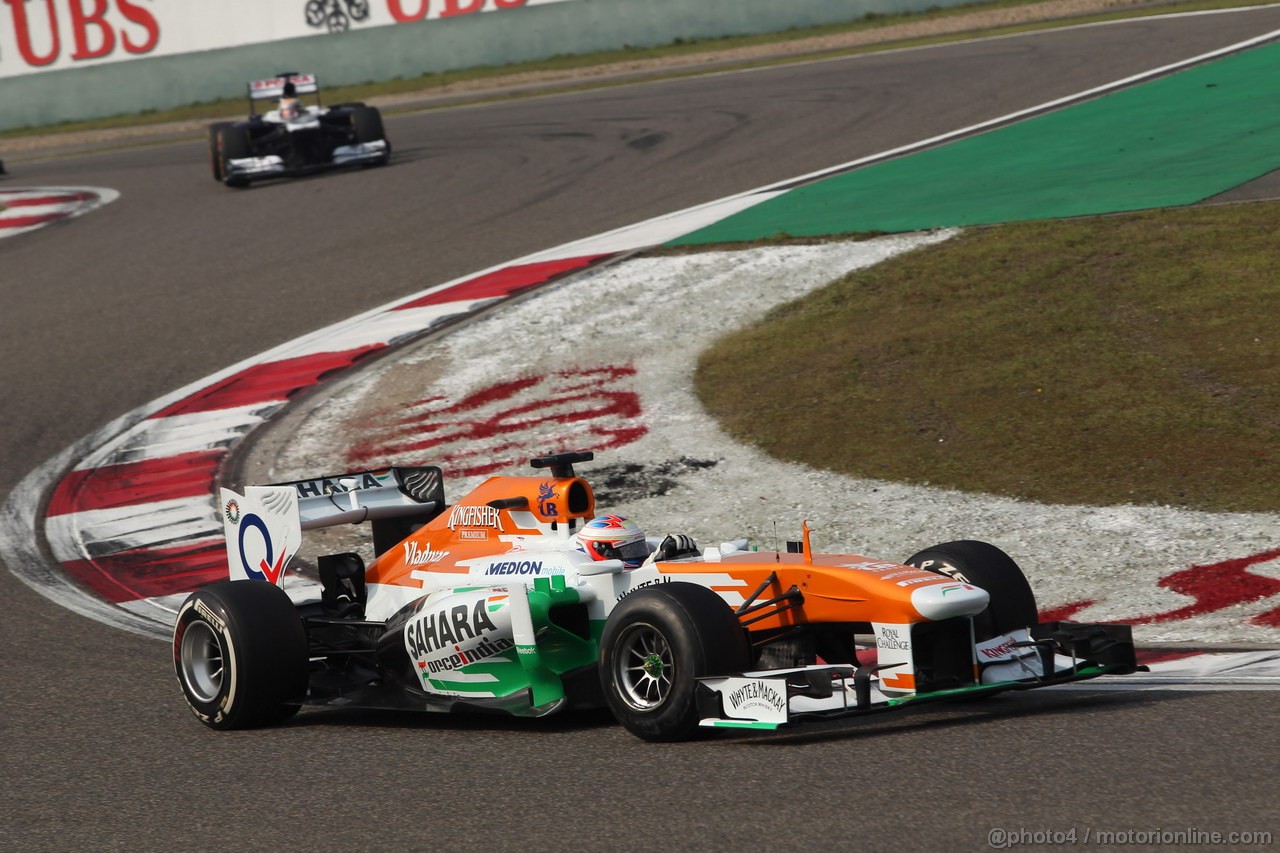 GP CINA, 14.04.2013- Gara, Paul di Resta (GBR) Sahara Force India F1 Team VJM06 