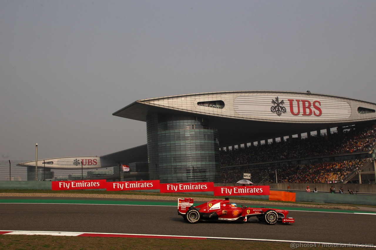 GP CINA, 14.04.2013- Gara, Fernando Alonso (ESP) Ferrari F138 