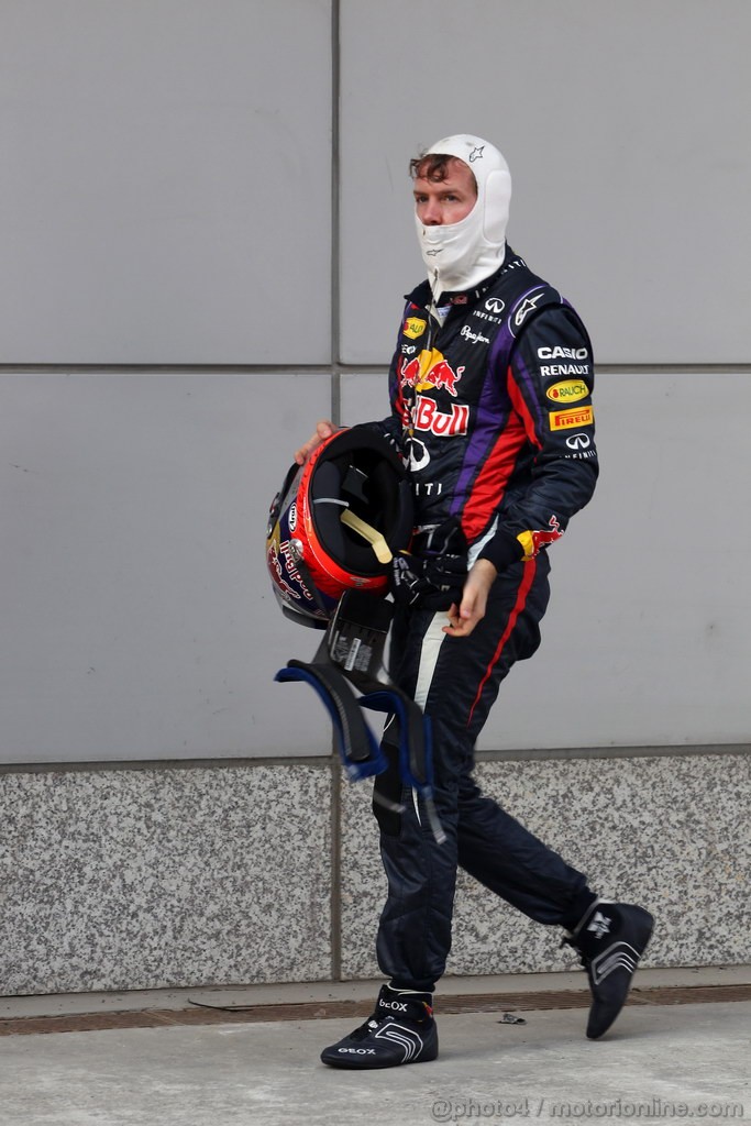 GP CINA, 14.04.2013- Gara, Sebastian Vettel (GER) Red Bull Racing RB9 