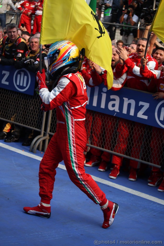 GP CINA, 14.04.2013- Gara, Fernando Alonso (ESP) Ferrari F138 vincitore