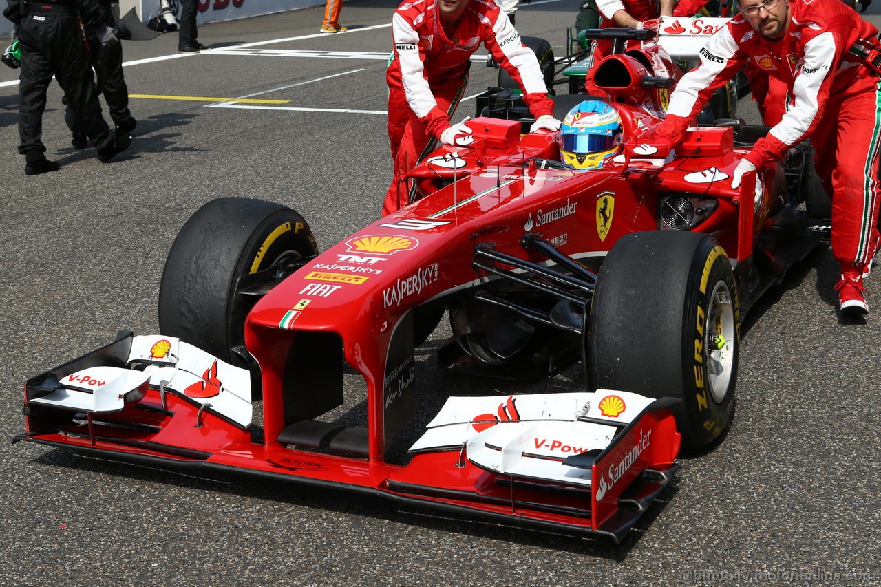 GP CINA, 14.04.2013- Gara, Fernando Alonso (ESP) Ferrari F138
