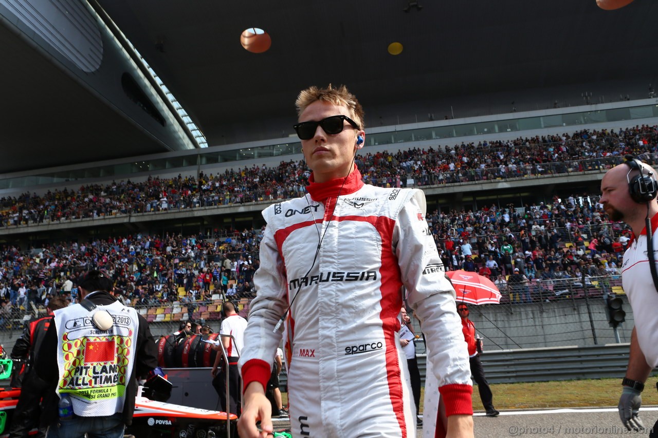 GP CINA, 14.04.2013- Gara, Max Chilton (GBR), Marussia F1 Team MR02 