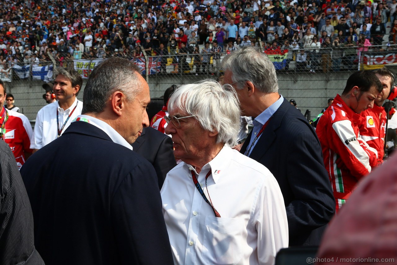 GP CINA, 14.04.2013- Gara, Bernie Ecclestone (GBR), President e CEO of Formula One Management  