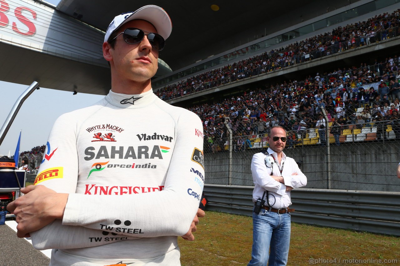 GP CINA, 14.04.2013- Gara, Adrian Sutil (GER), Sahara Force India F1 Team VJM06 