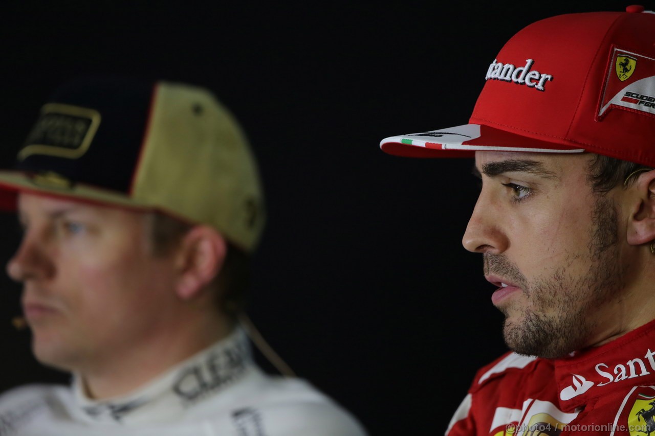 GP CINA, 14.04.2013- Gara, Conferenza Stampa, Fernando Alonso (ESP) Ferrari F138 