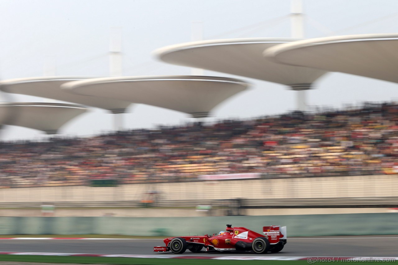 GP CINA, 14.04.2013- Gara, Fernando Alonso (ESP) Ferrari F138 